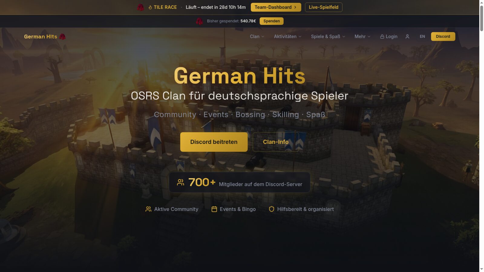 German-Hits.de – Startseite des OSRS-Community-Hubs